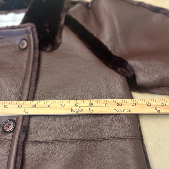 Rebecca Minkoff Women’s Shearling Lined Leather Coat - Picture 13 of 15